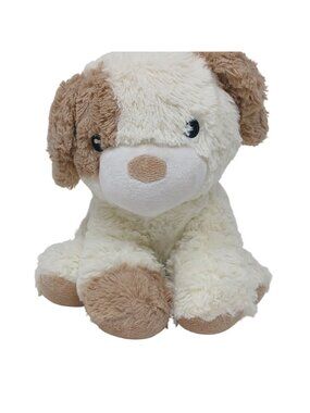 Rachel Zoe 10" Plush Puppy Rattle With Crinkle Ears Soft Cuddly Toy #S1-C